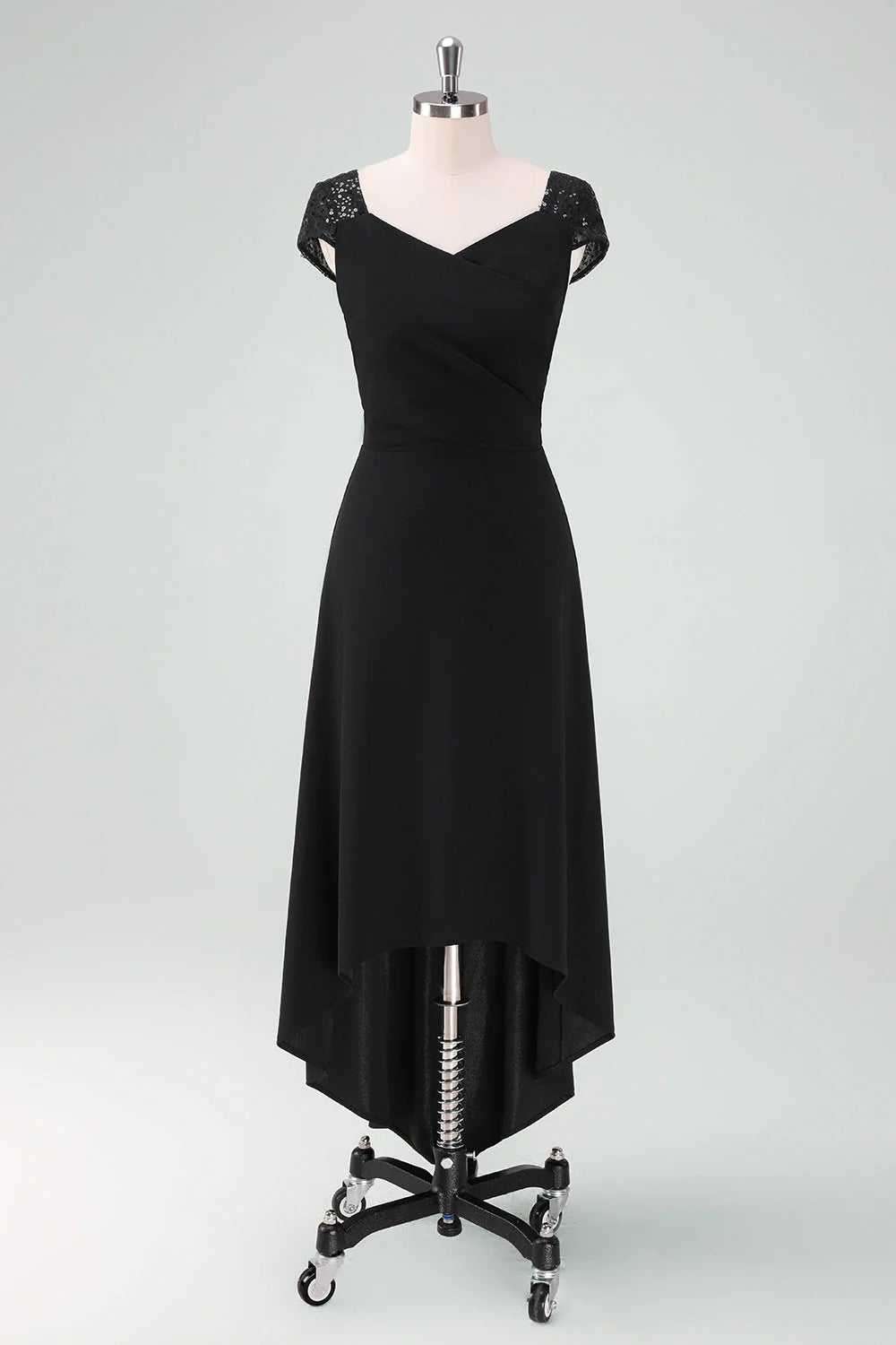 Black High-Low Full Of Charm Mother Of The Bride Dress
